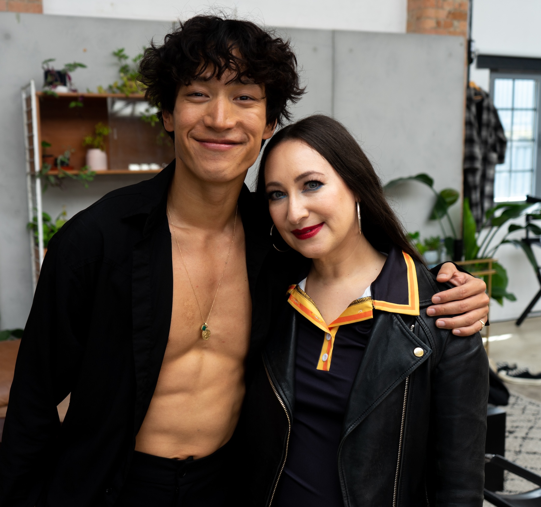 Rachael Sage with Carlos Gu, photo by Duncan Callaghan